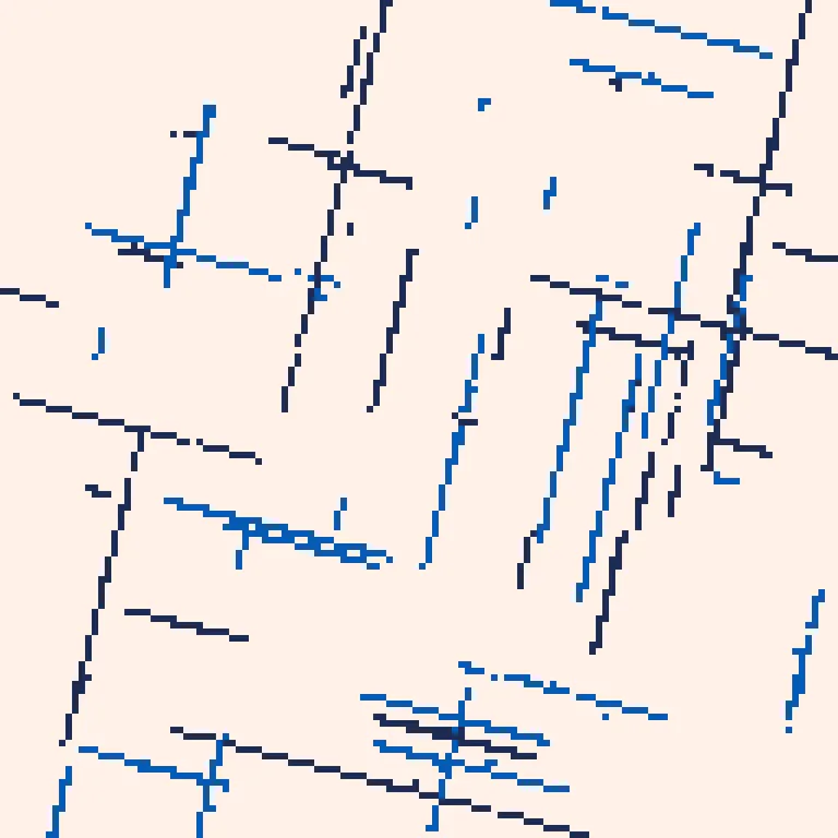 Genuary 2023 Day 4 - Intersections 