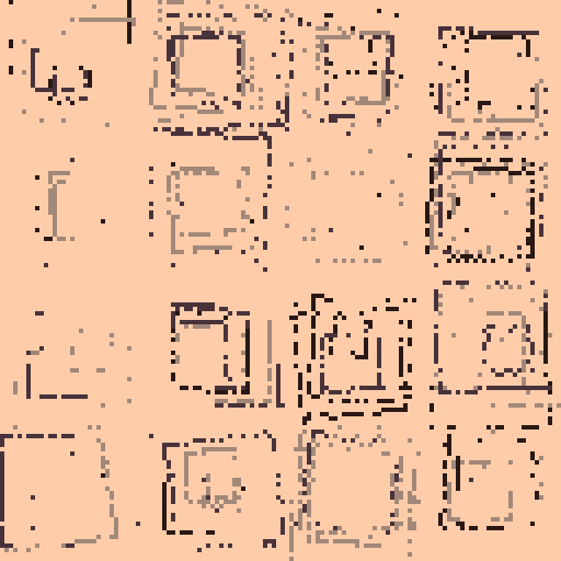 Genuary 2024 Day 5 - In the style of Vera Molnár (1924-2023)